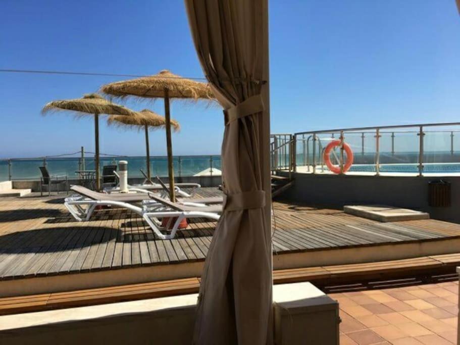 Islantilla Primera Linea De Playa, Piscina, Parking Ngoại thất bức ảnh